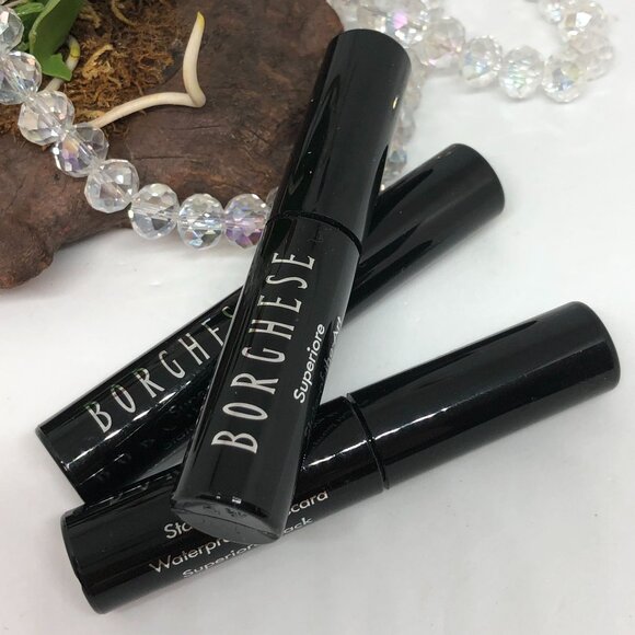3x Borghese Superiore State of the Art Waterproof Mascara - Black - .17 oz - New - Picture 2 of 3